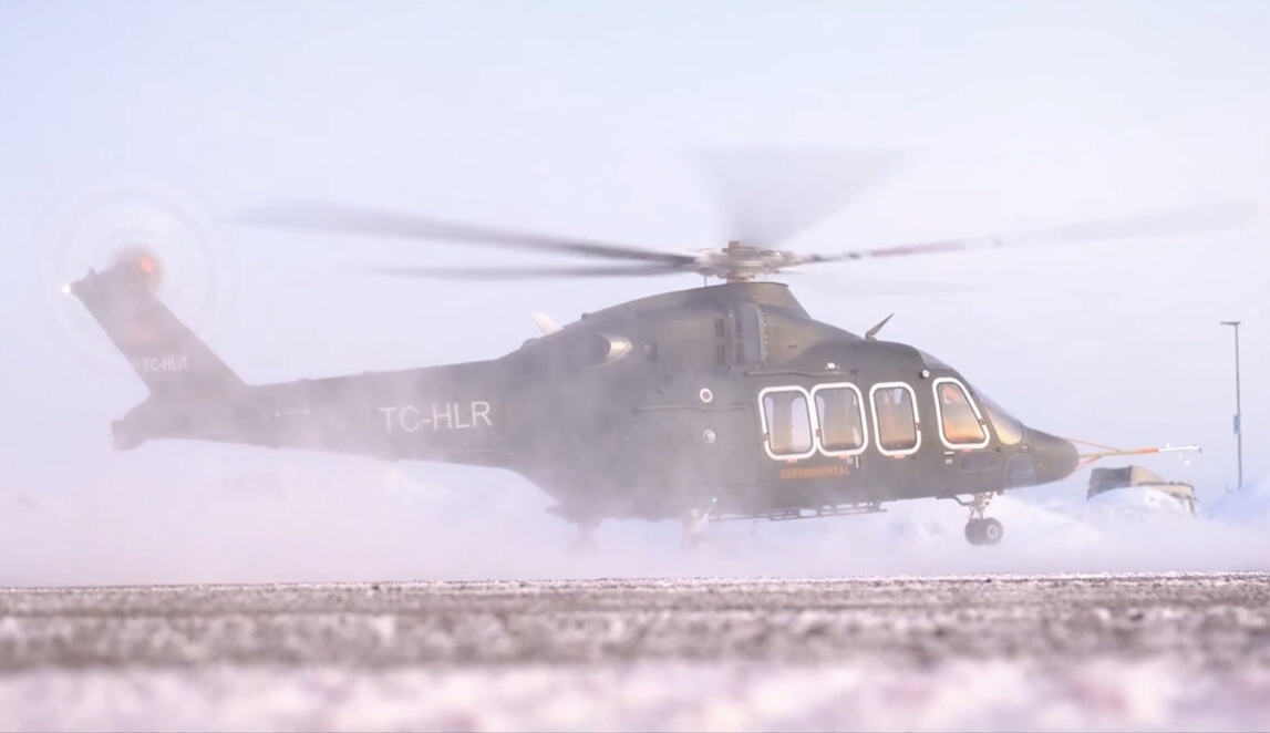 ‘GÖKBEY’ Kutup soğuklarında uçtu