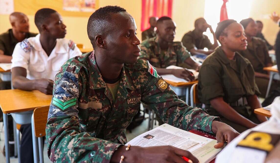 Gambiya ordusunda Türkçe rüzgarı
